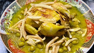 RECETTE FACILE DU TRADITIONNEL POULET AUX OLIVES 🍗🫒 Deli Cuisine [upl. by Gisela]