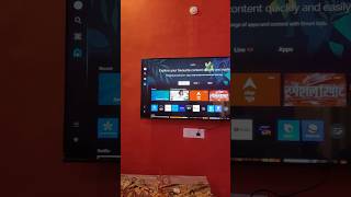 50 inch samsung led installation samsungindia samsungled youtubeshort trendingvideo [upl. by Yllib]