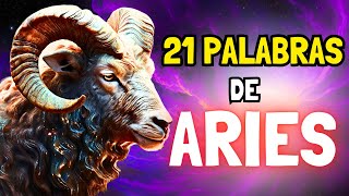 21 Palabras Poderosas que Identifican Exactamente a los ARIES [upl. by Becket851]