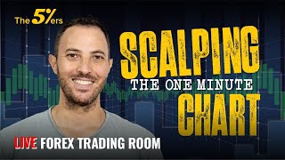 Scalping The 1 Minute Chart  The5ers Live Trading Room [upl. by Euqinimod201]