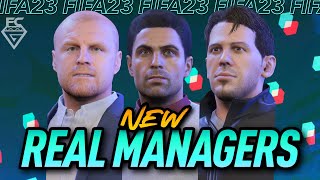 NEW REAL MANAGERS FIFA 23 [upl. by Nhepets57]