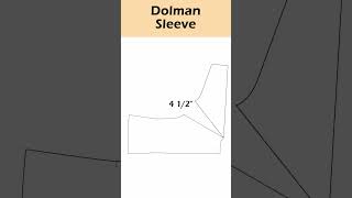 How to draft all Designs of Dolman Sleeve for Dresses or Top  How to cut Dolman Seeveshort [upl. by Daisi]