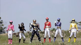 Goseiger all rangers alone henshin  Super Sentai Content [upl. by Mckinney]