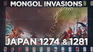 Mongols Invasions of Japan 1274 and 1281 DOCUMENTARY [upl. by Ilak]