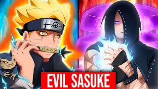 BORUTO GOES TOO FAR  SASUKE BECOMES OTSUTSUKI His NEW Rinnegan and Arm Two Blue Vortex Chapter 4 [upl. by Rdnaskela660]