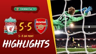 Liverpool 55 Arsenal 54 on penalties Reds win dramatic 10goal thriller  Highlights [upl. by Tompkins986]