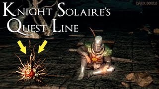 Dark Souls  Solaires Quest Line Saving Solaire In Lost Izalith And Summoning Him At Lord Gwyn [upl. by Erda]