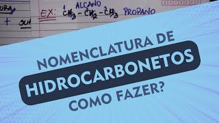 HIDROCARBONETOS  COMO DAR NOME AOS COMPOSTOS [upl. by Kieger]