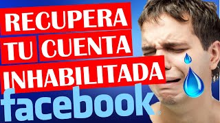 COMO RECUPERAR MI CUENTA DE FACEBOOK INHABILITADA O CERRADA  NUEVO FORMULARIO 2024 [upl. by Glynias]