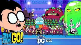 Almost Every Villain Ever  Teen Titans Go  dckids [upl. by Atauqal15]