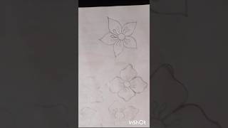 Pencil drawing flowers design 🌺🌺💐💐💐🌺 [upl. by Missak]