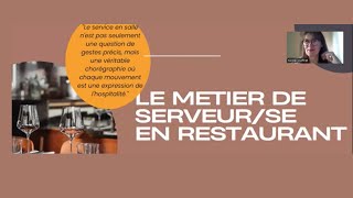 LE METIER DE SERVEUR [upl. by Bahe]