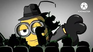 Os Minions estão Assistindo os Bamboo Warfare Clipe do Grizzy T04EP4 Brian o Minion Ao MegaCubo [upl. by Airot883]