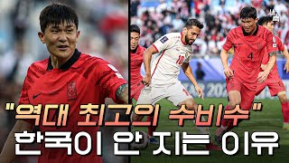 quot한국 축구 역대 최고의 수비수quot 김민재의 압도적인 존재감 한국이 패배하지 않는 이유 [upl. by Artiek]