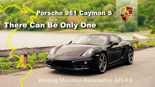 Porsche 981 Cayman  vs 718 GTS 40  Back of the Dragon  Can the 981 Keep Up [upl. by Cirtemed]