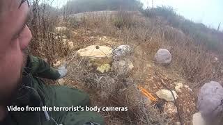 Footage from the Hezbollah terrorists body cameras identification and their elimination by the IDF [upl. by Nekcerb]