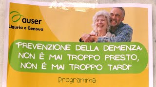 Incontro sul tema della prevenzione della demenza [upl. by Funk]