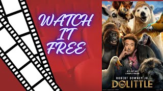 Is Dolittle Worth Watching Free Streaming Available [upl. by Oneladgam]