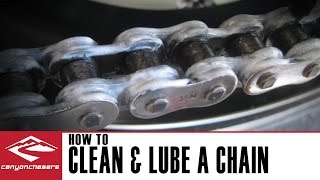 How to Clean and Lube a Motorcycle Chain 🏍⛓ [upl. by Thain]