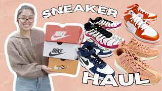 Sneaker Haul to Resell on Poshmark [upl. by Emsmus]