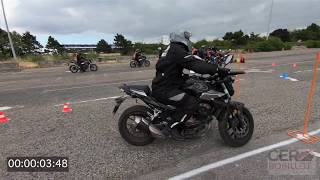 TUTO PERMIS MOTO  EXAMEN PLATEAU  A2 MOTO [upl. by Aelram346]