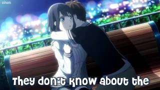 Nightcore  They Dont Know About Us  Lyrics [upl. by Eerrahs]