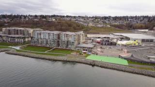 Tacoma Point Ruston Waterfront Family Fun Aerial 4K UHD [upl. by Feltie]