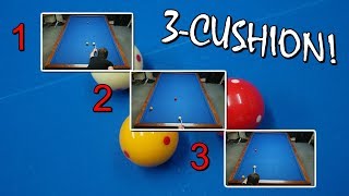 HANDIG SYSTEEM OM MET 3 CARAMBOLES VAN ACQUIT TE GAAN  Driebanden3cushion Billiards [upl. by Ytnom]