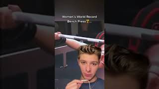 women’s world record bench press [upl. by Sandie]