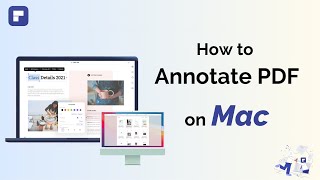 How to Annotate PDF on Mac  Wondershare PDFelement 8 [upl. by Niessuh]