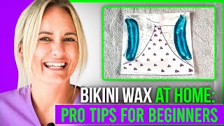 AtHome Bikini Line Waxing Quick and Simple Tutorial [upl. by Ambler]