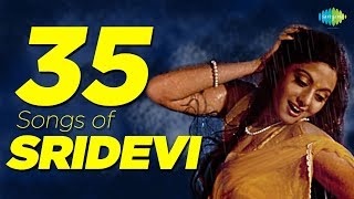 Top 35 Songs of Sridevi  श्रीदेवी के 35 गाने  HD Songs  One Stop Jukebox [upl. by Annhej]