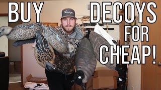 Get decoys for CHEAP  Waterfowl Wednesday [upl. by Lanette821]