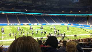 Lamphere high school marching band at Ford field for state finals [upl. by Wolfgram]