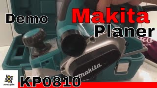 Makita Power Planer KP0810K amp Demo [upl. by Etnoled631]