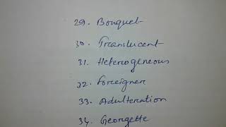 Correct Spelling of 50 Hard words  English Knowledge Base part 1 [upl. by Hcire]