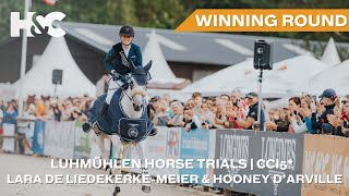 Lara de LiedekerkeMeier amp Hooney d’Arville Win The CCI5L At Longines Luhmühlen Horse Trials 2024 [upl. by Hgiel]