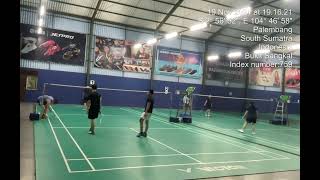 Farmasi Club Yudis  Anton vs Rudi  Luis Badminton time in Tuesday afternoon Nov 19 2024 [upl. by Adniroc]