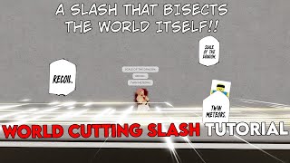 How To Use World Cutting Slash  Jujutsu Shenanigans [upl. by Herriott311]