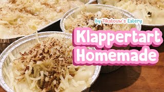 Resep Klappertaart Homemade Tanpa Oven  No Bake Klappertaart Recipe [upl. by Eiba626]