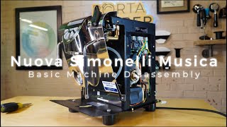 Nuova Simonelli Musica Basic Disassembly [upl. by Ymmik]