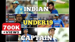 INDIAN UNDER 19 WORLD CUP CAPTAIN  INDIAN UNDER 19 CAPTAIN LIST U19 WORLD CUP [upl. by Otrebron]