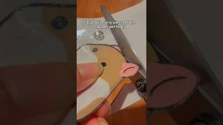 How to make Paper Hamster Pet 12 🐹❤️✨ art pets diy [upl. by Nea455]