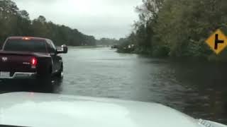 Flooding in Wilmington NC Hurricane Florence September 15 2018 [upl. by Seem]