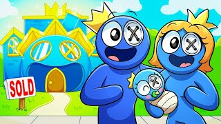 BLUE COMPRA SU PRIMERA CASA Rainbow Friends Animación [upl. by Karia128]