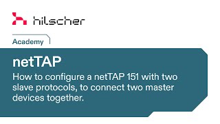 netTAP Tutorial  configure a netTAP 151 with two slave protocols to connect two master devices [upl. by Hephzipah]