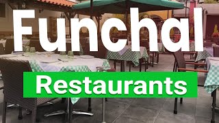 Top 10 Best Restaurants in Funchal  Portugal  English [upl. by Flight686]