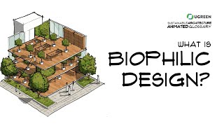 What Is Biophilic Design  Sustainable Architecture Animated Glossary 19 [upl. by Pitchford]