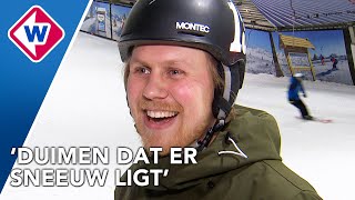 Met zn allen op wintersport maar ligt er wel sneeuw [upl. by Atnicaj440]