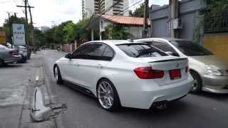 BMW F30 320i w innotech performance exhaust [upl. by Cerelly]